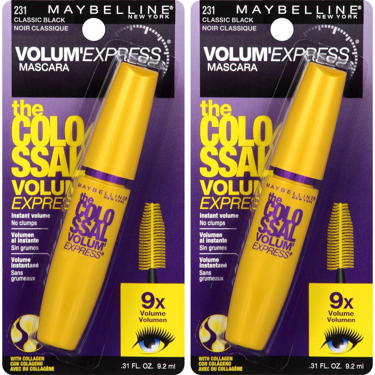 MAYBELLINE Volum' Express Colossal Mascara Mega brush close-up