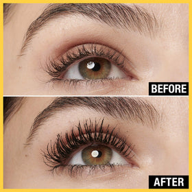 MAYBELLINE Volum' Express Colossal Mascara on a makeup table