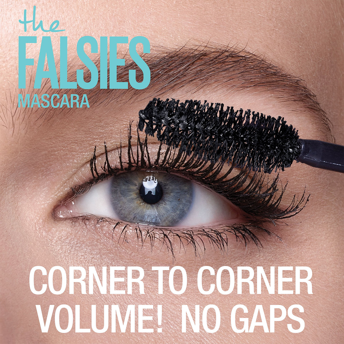 MAYBELLINE Volum' Express Falsies Mascara displayed with Garnier Micellar Water