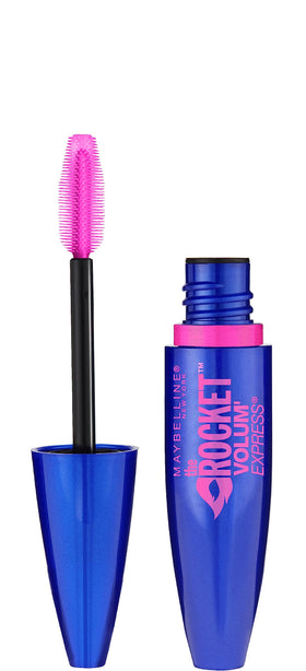 MAYBELLINE Volum' Express The Rocket Mascara front view, Blackest Black