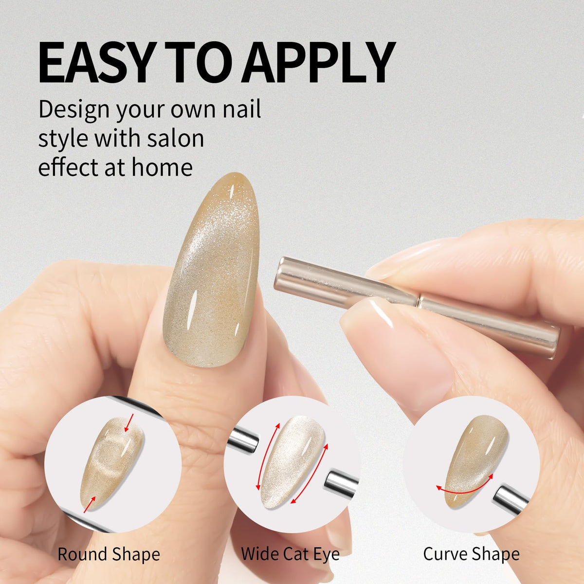 MAYCHAO Cat Eye Gel Nail Polish 15ML packaging details