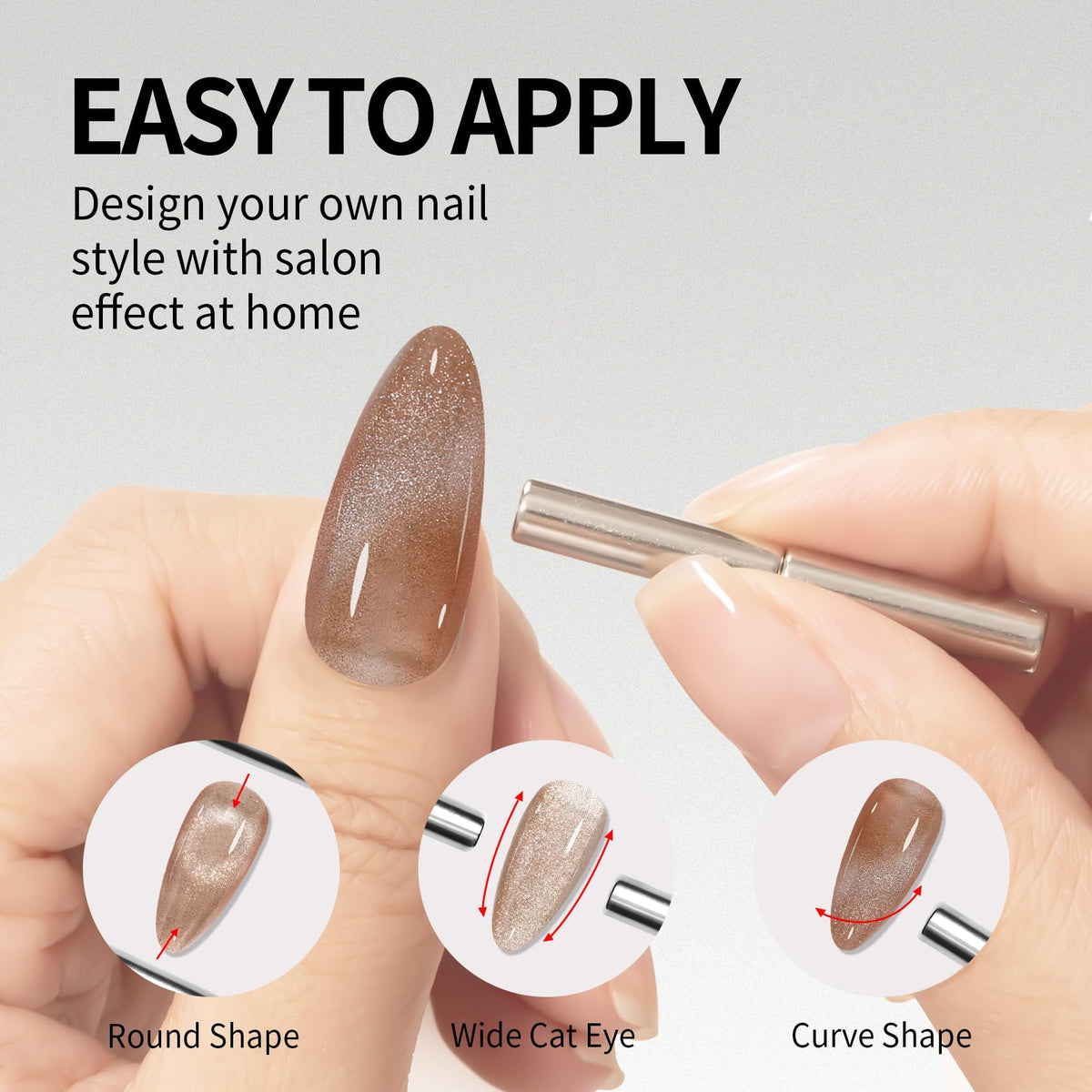 MAYCHAO Cat Eye Gel Nail Polish 15ML packaging details