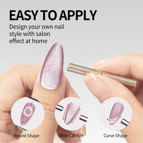 MAYCHAO Cat Eye Gel Nail Polish 15ML purple packaging details