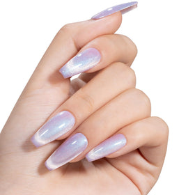 MAYCHAO Cat Eye Gel Nail Polish 15ML with LED light setup