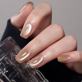 MAYCHAO Cat Eye Gel Nail Polish 15ML with LED light setup