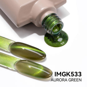 MAYCHAO gel polish bottle with holographic effect