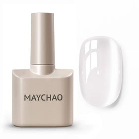 MAYCHAO Glassy Clear Cat Eye Gel Nail Polish 15ML front view