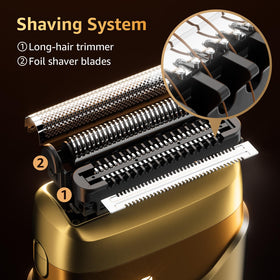 Mbzoey Electric Foil Shaver with LED battery display