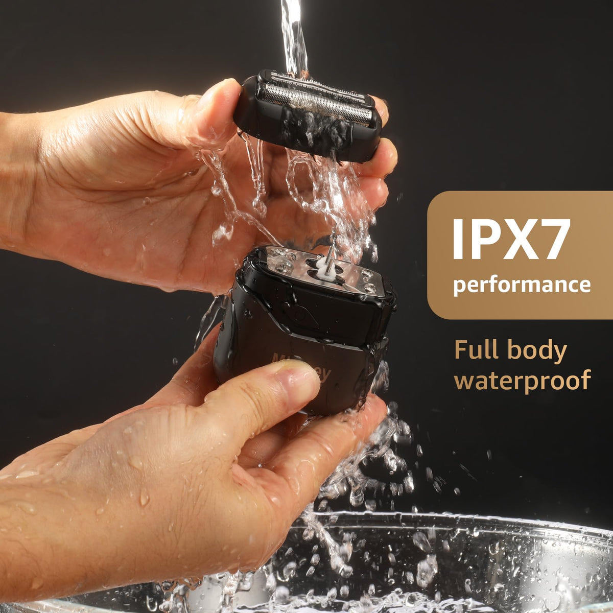 Mbzoey Electric Foil Shaver with magnetic dustproof cap