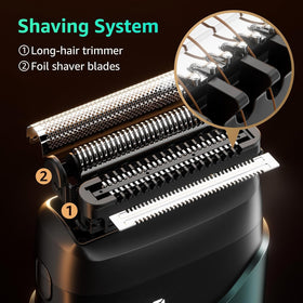 Mbzoey Electric Foil Shaver with USB-C charging cable