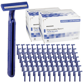 McKesson Disposable Razors 100 ct front view