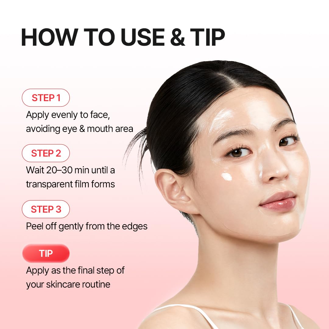 MDP Red Lacto Collagen Wrapping Mask side view