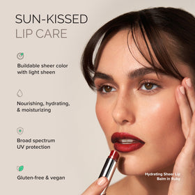 MDSolarSciences Hydrating Sheer Lip Balm SPF 30, Bare texture close-up