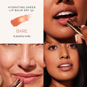 MDSolarSciences Hydrating Sheer Lip Balm SPF 30, Bare with natural background