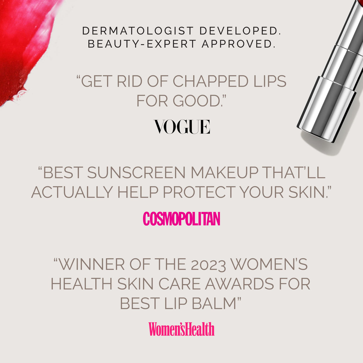 MDSolarSciences Hydrating Sheer Lip Balm SPF 30 Ruby with natural ingredients