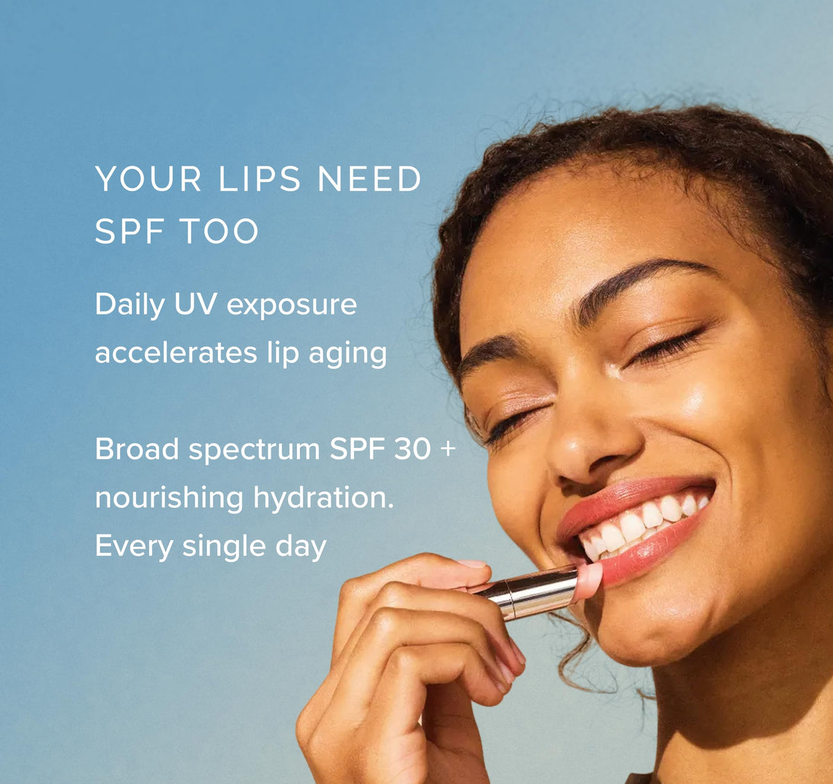 MDSolarSciences Hydrating Sheer Lip Balm SPF 30 Shimmer in lifestyle setting