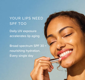 MDSolarSciences Hydrating Sheer Lip Balm SPF 30 Shimmer in lifestyle setting