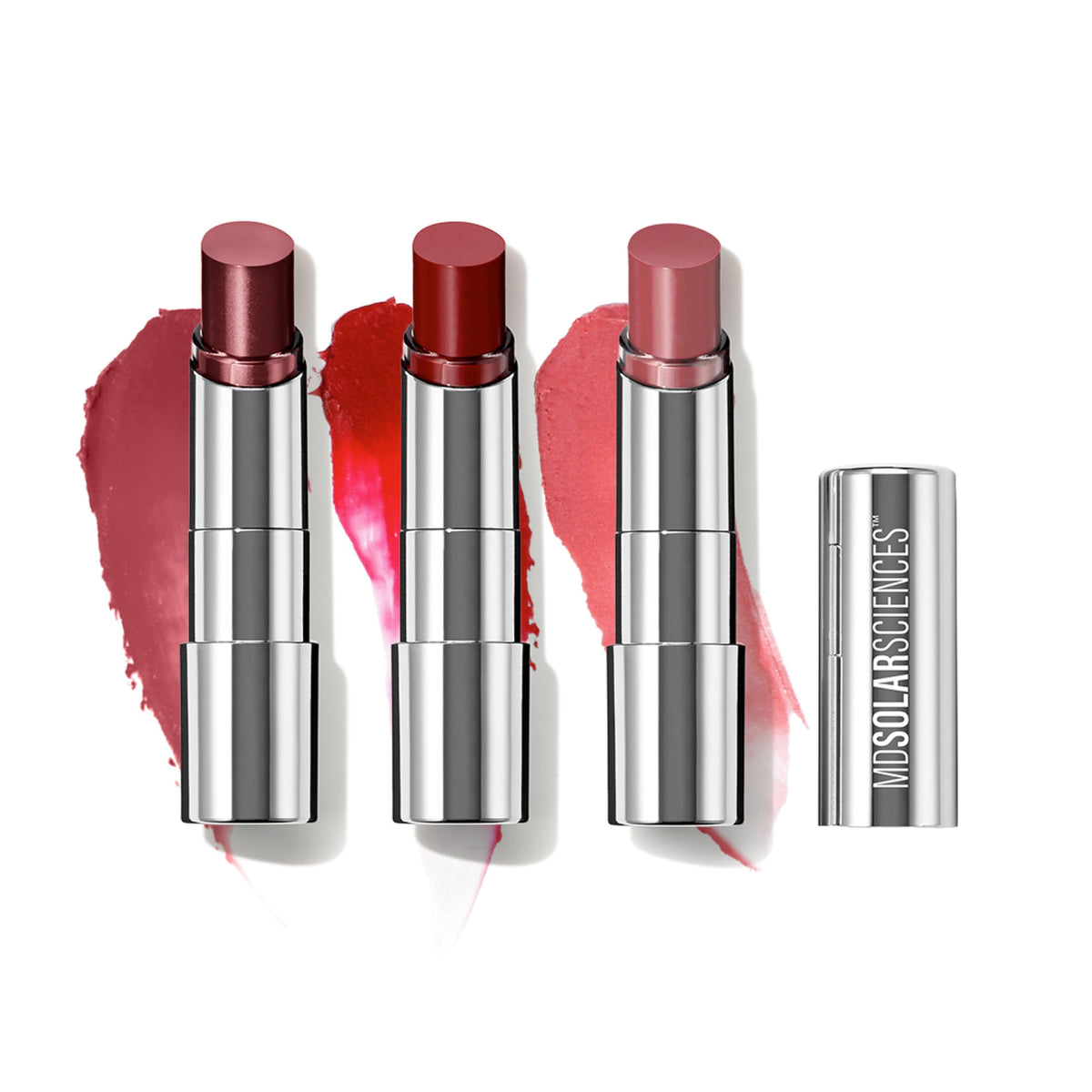 MDSolarSciences Hydrating Sheer Lip Balm Trio SPF 30 front view