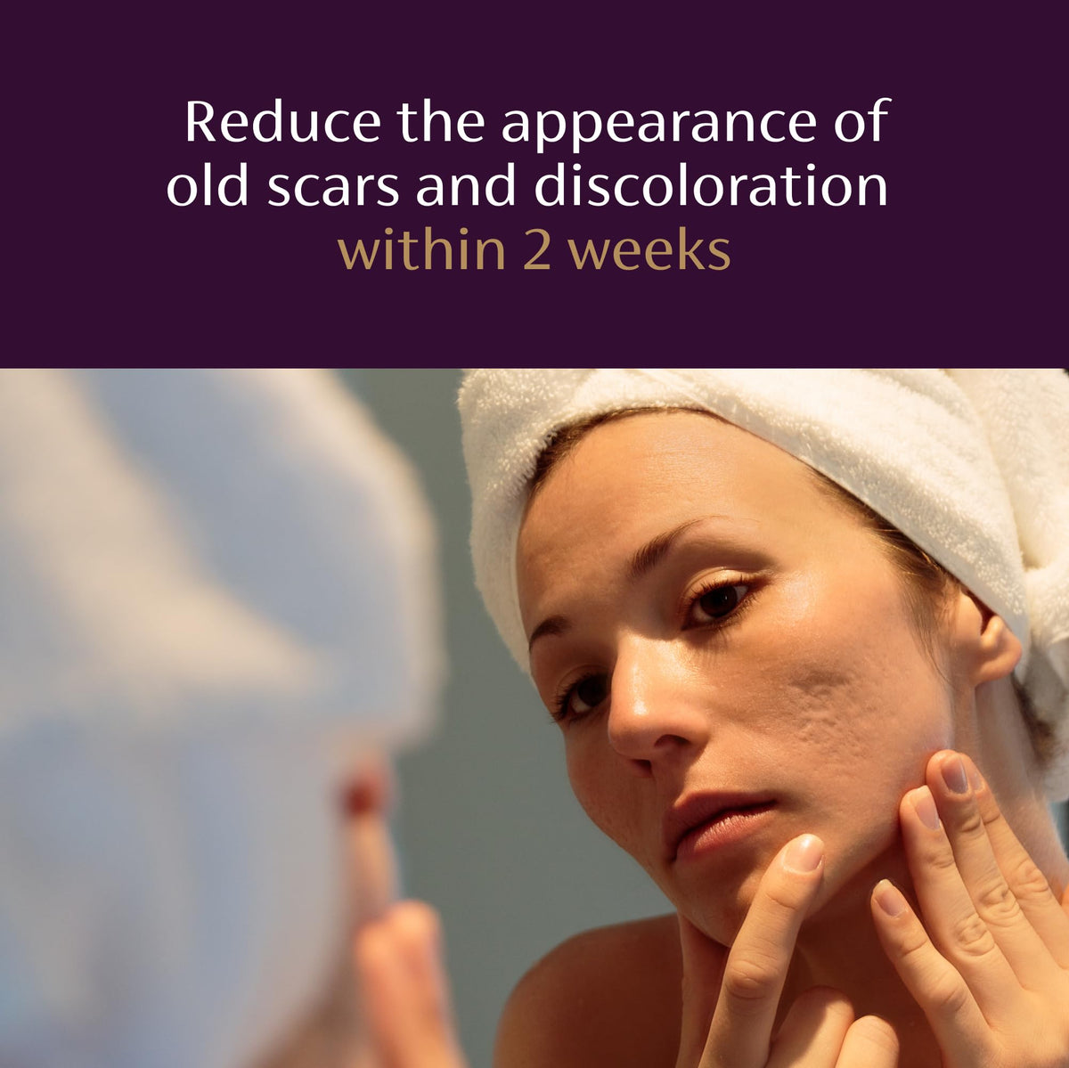 Mederma Scar Serum application on skin