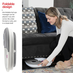 Medical King Foot Spa dimensions and features displayed