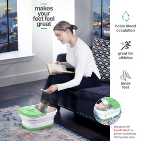 Medical King Foot Spa featuring removable massage rollers
