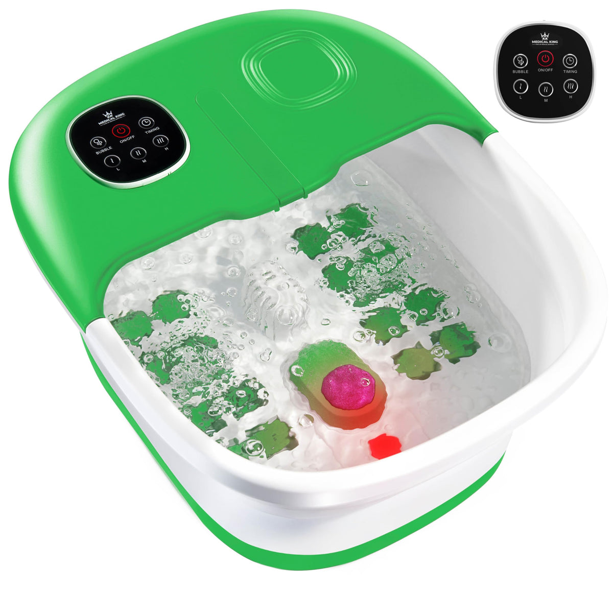 Medical King Foot Spa front view with remote control