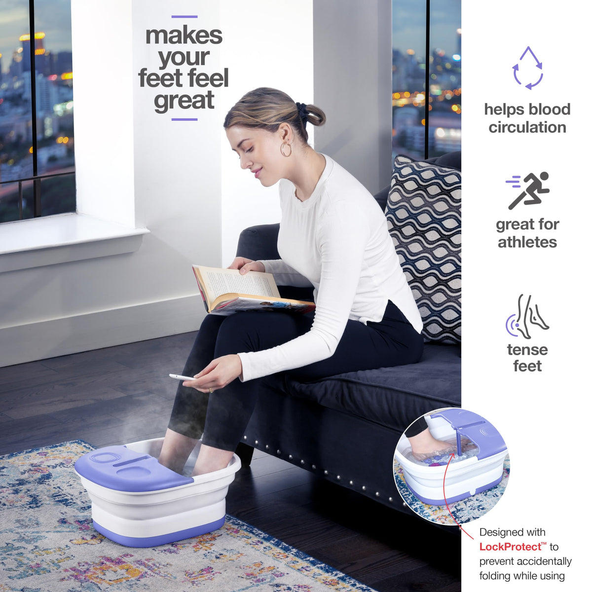 Medical King Foot Spa with temperature control settings