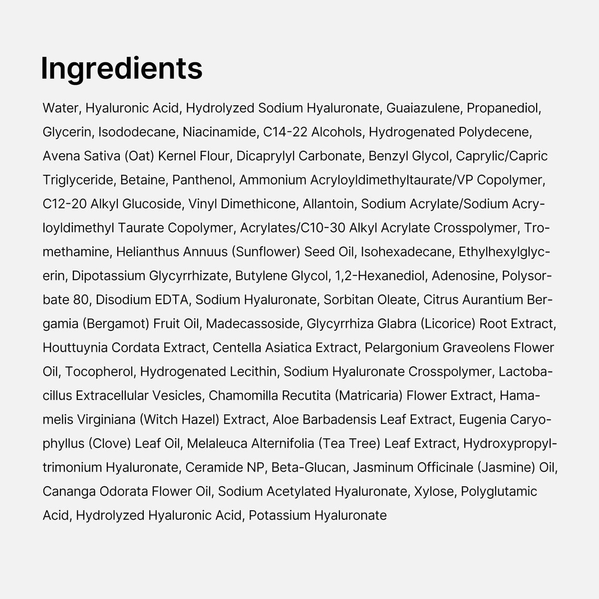 medicube 3H Daily Relief Cream with other skincare products