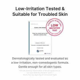 medicube 3H Overnight Drying Lotion in a bathroom setting