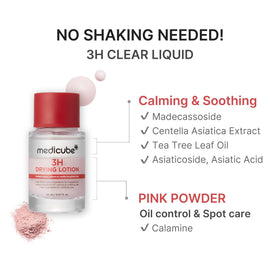 medicube 3H Overnight Drying Lotion on a skincare shelf