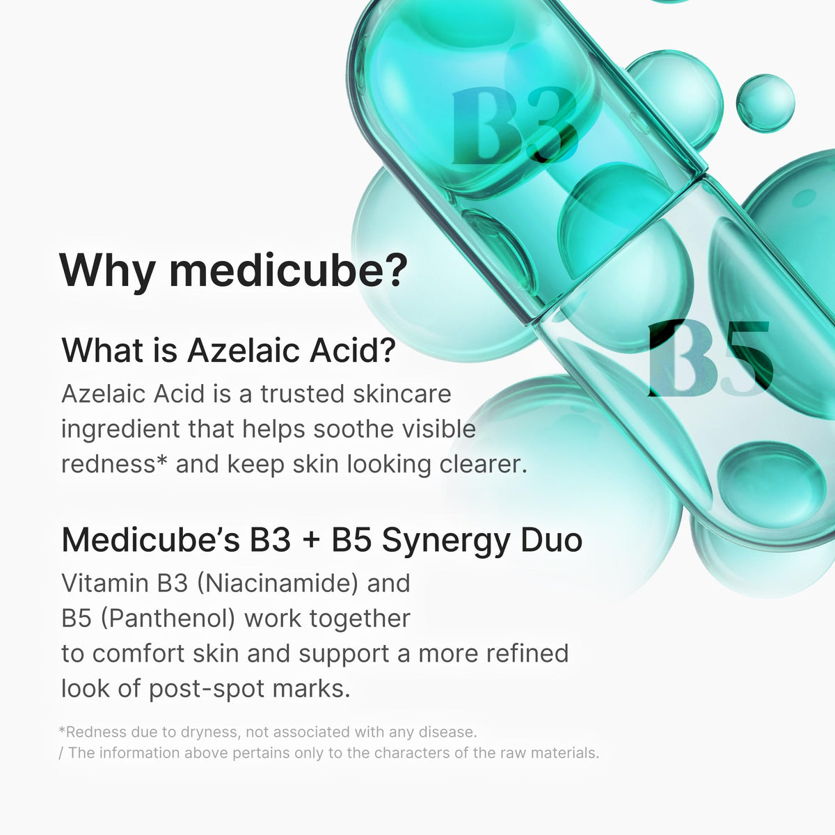 medicube Azelaic Acid 10 Soothing Serum bottle top view