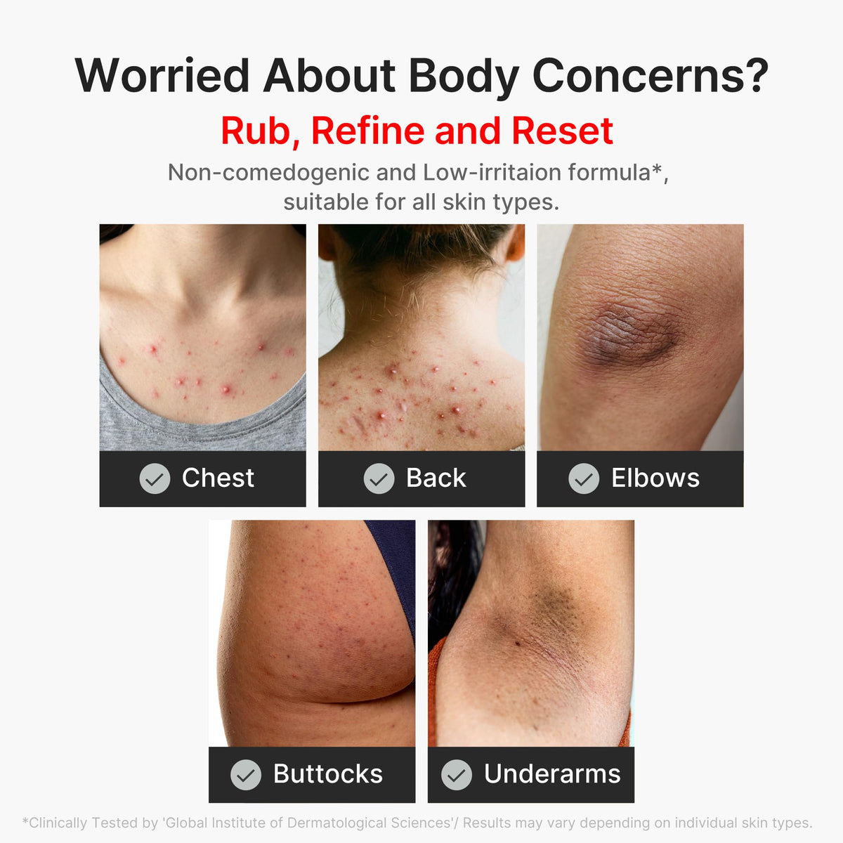 medicube Body Peel Shot ingredients list