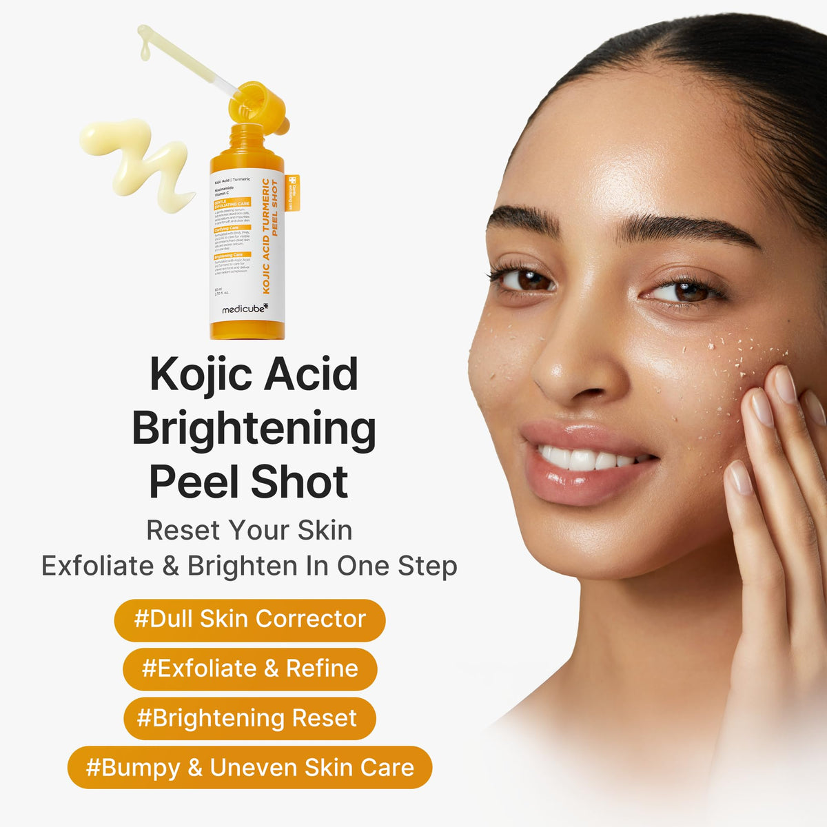 medicube Body Peel Shot texture close-up