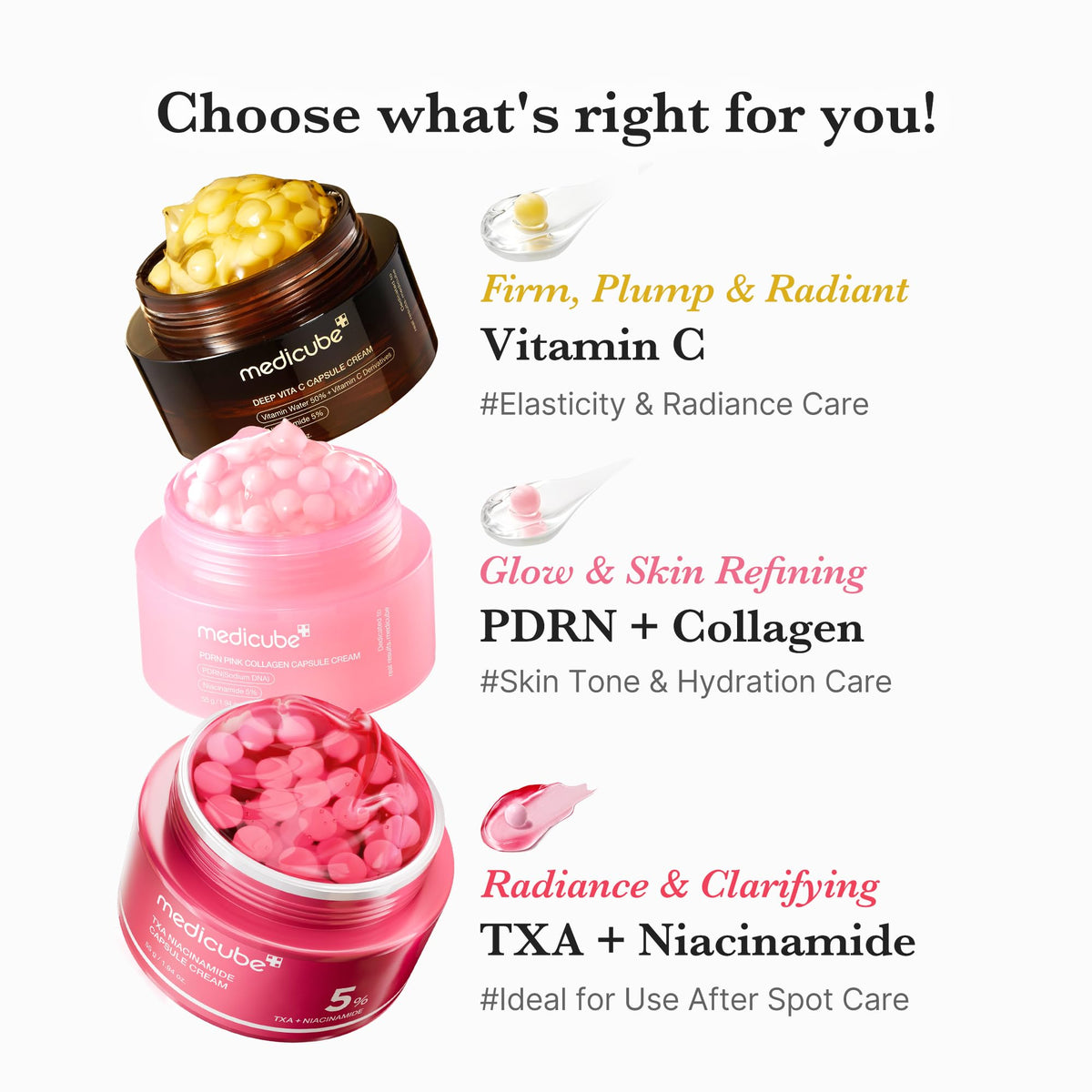 medicube Capsule Cream on bathroom counter