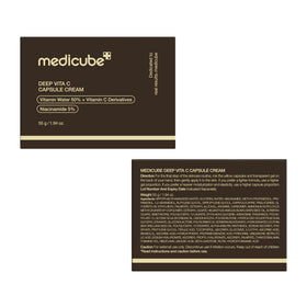 medicube Capsule Cream open showing the cream inside