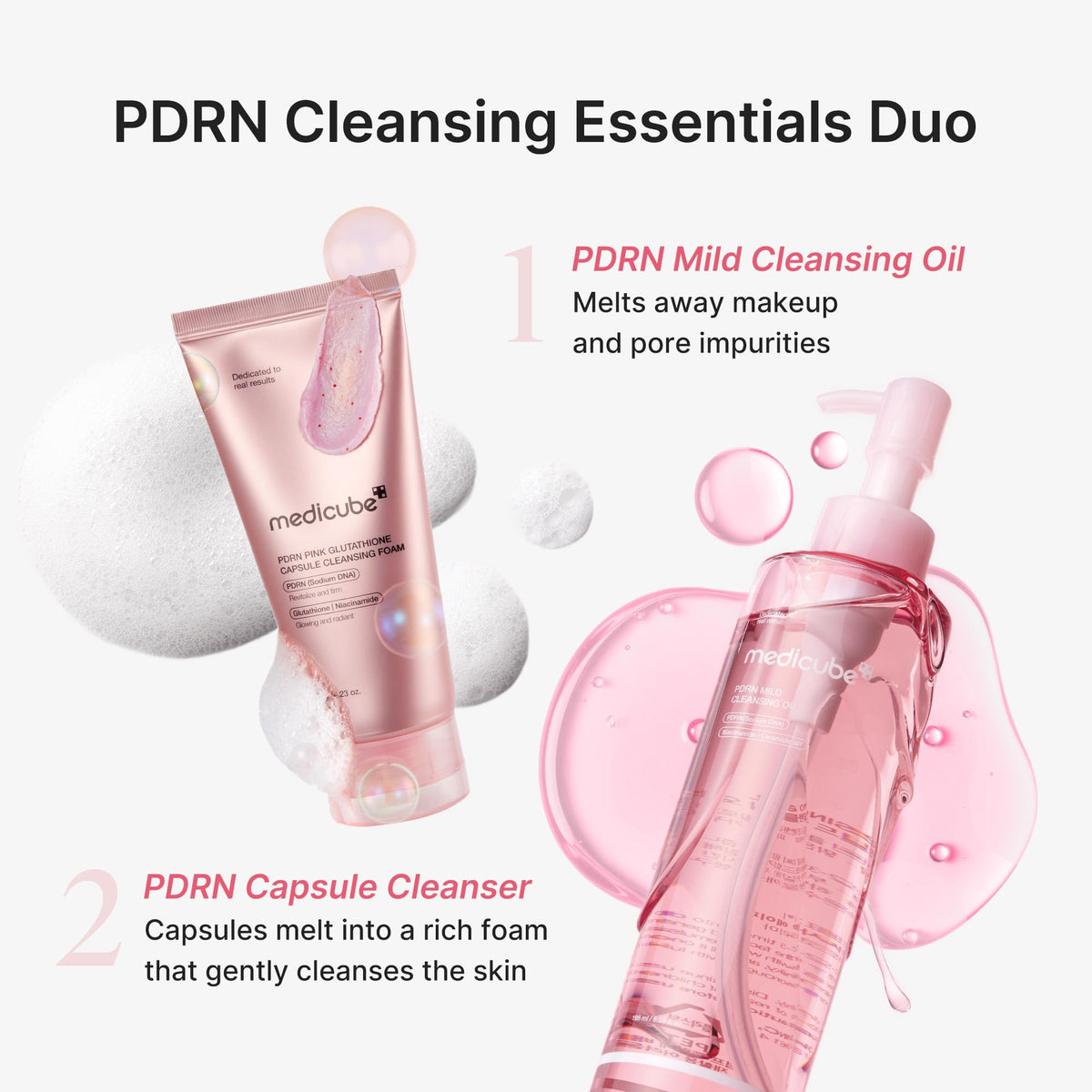 medicube Cleansing Oil PDRN back view