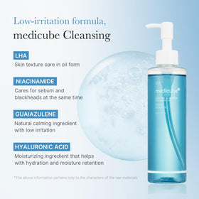 medicube Cleansing Oil Zero Pore Blackhead application on skin