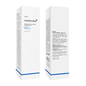 medicube Cleansing Oil Zero Pore Blackhead with foam cleanser