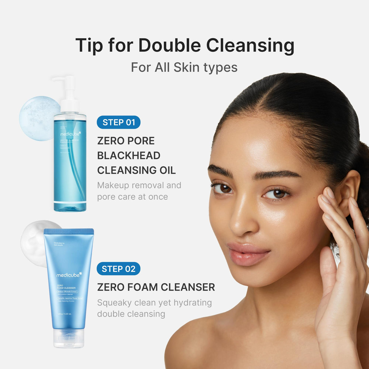 medicube Cleansing Oil Zero Pore Blackhead with ingredients