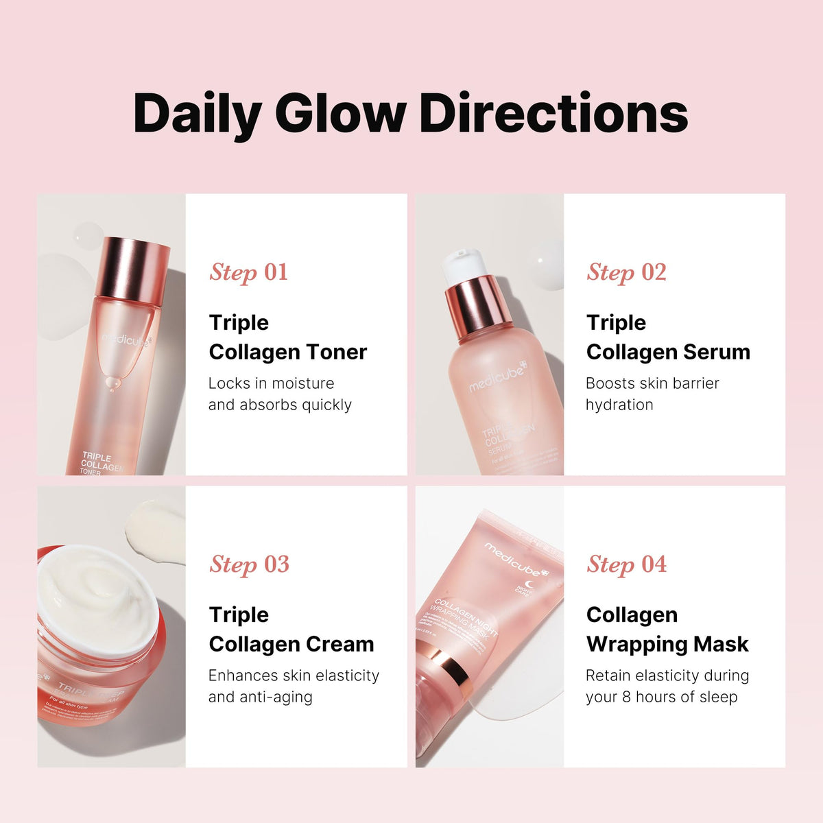 medicube Collagen Serum bottle with label