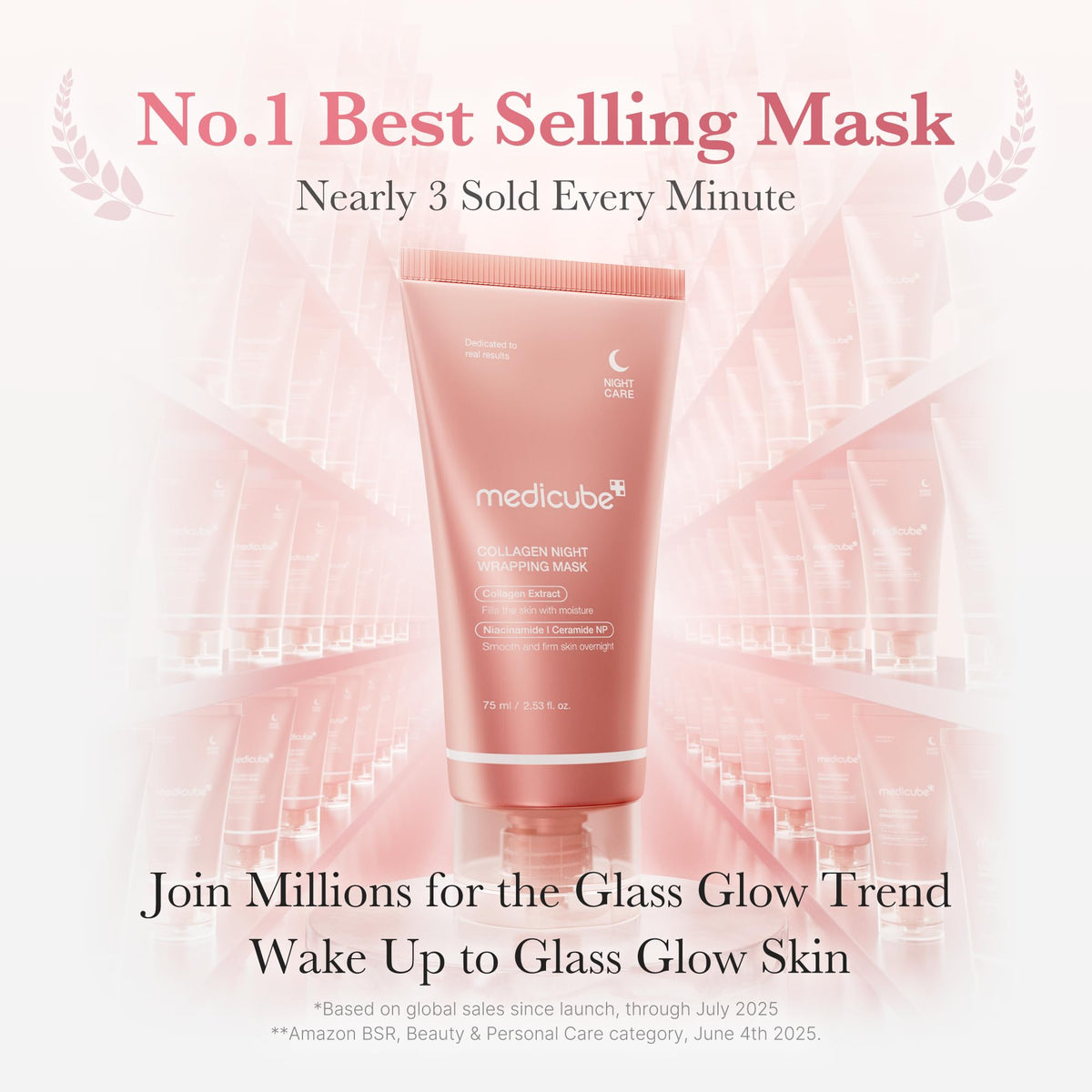 medicube Collagen Wrapping Mask tube side view