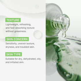 Medicube Exosome Cica Tea Tree Ampoule 30ml texture on hand