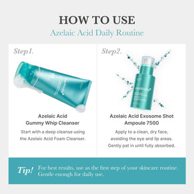 medicube Exosome Shot Azelaic Acid Facial Serum ingredients list