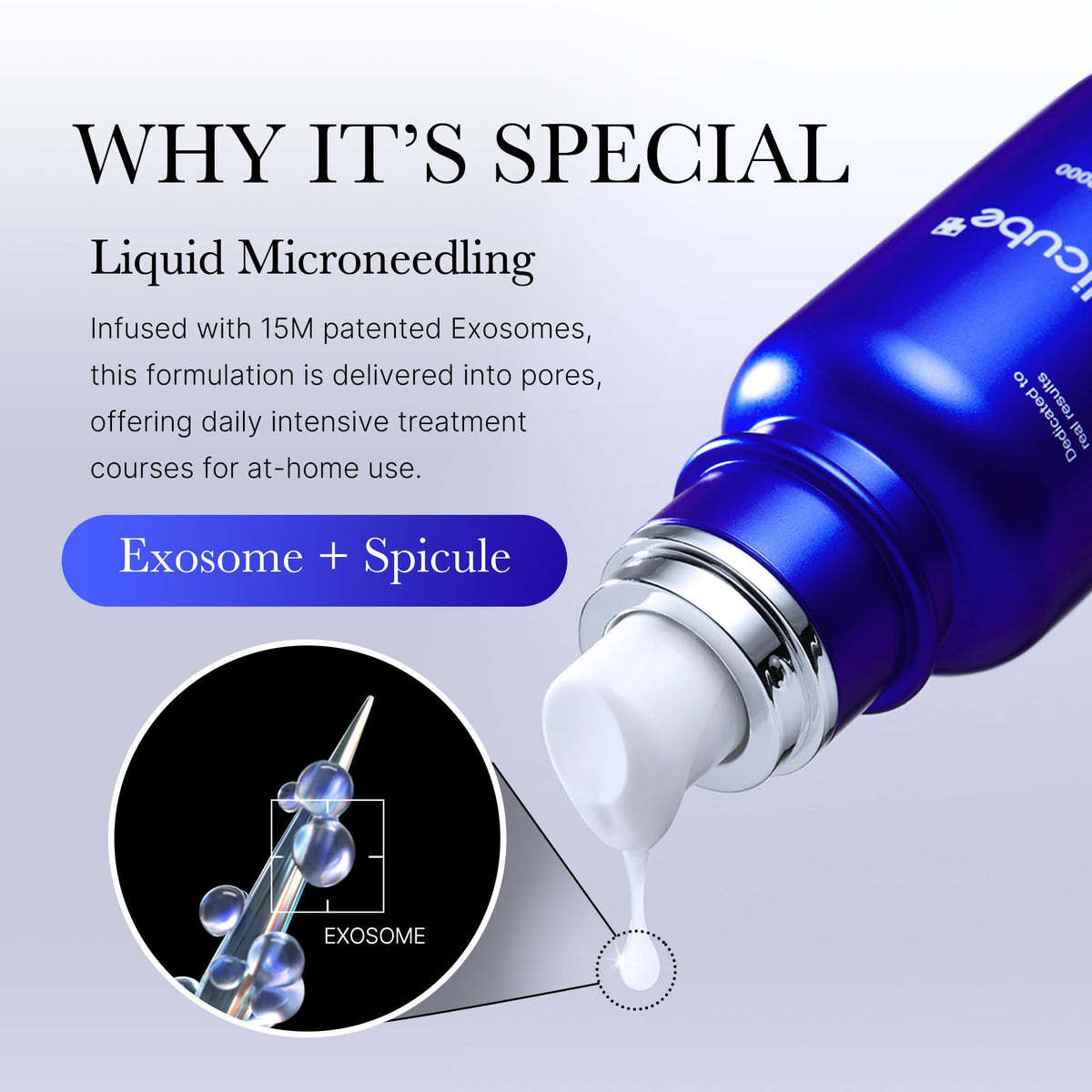 medicube Exosome Shot Zero Facial Serum application on skin