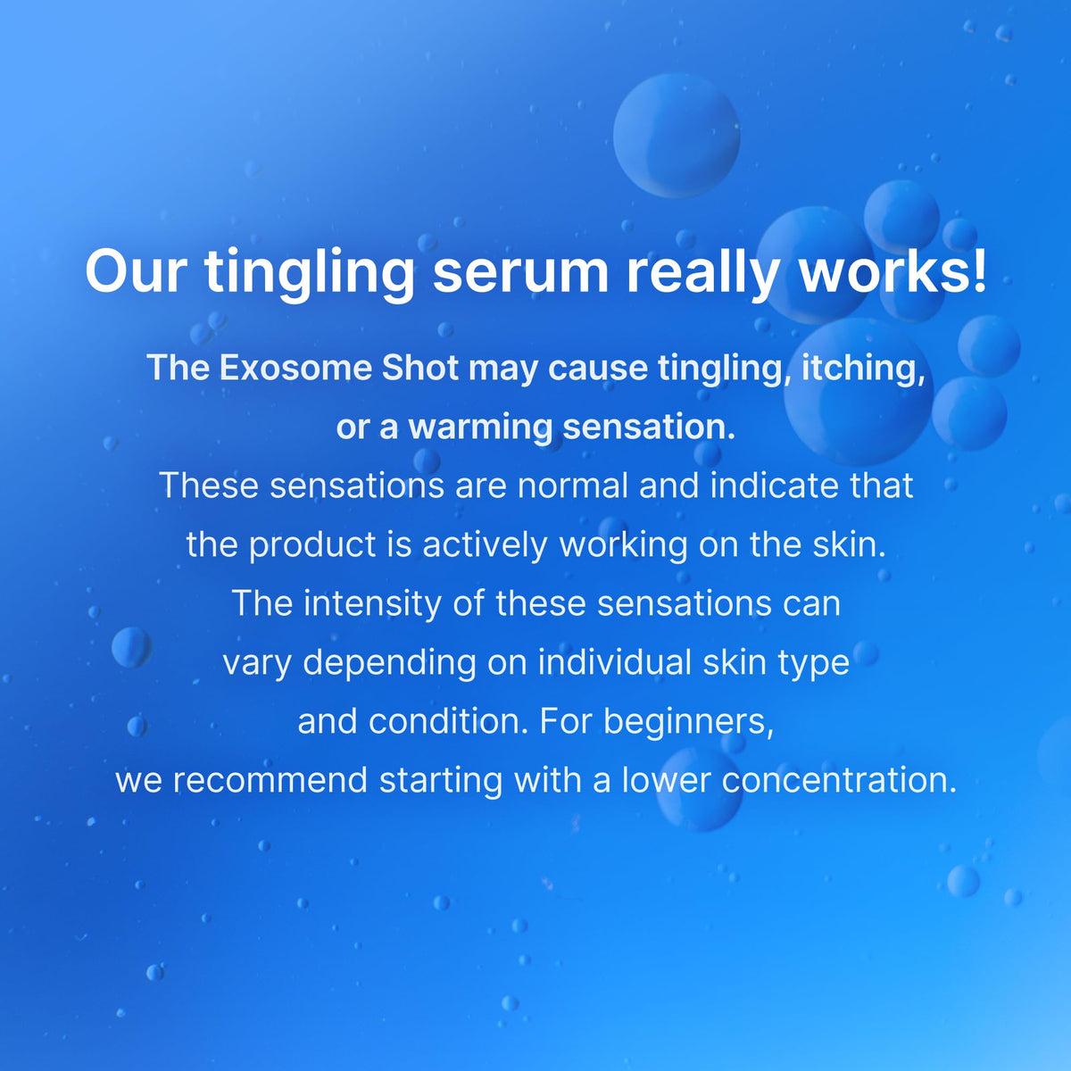 medicube Exosome Shot Zero Facial Serum texture on skin
