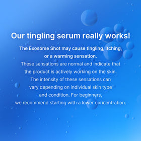 medicube Exosome Shot Zero Facial Serum texture on skin