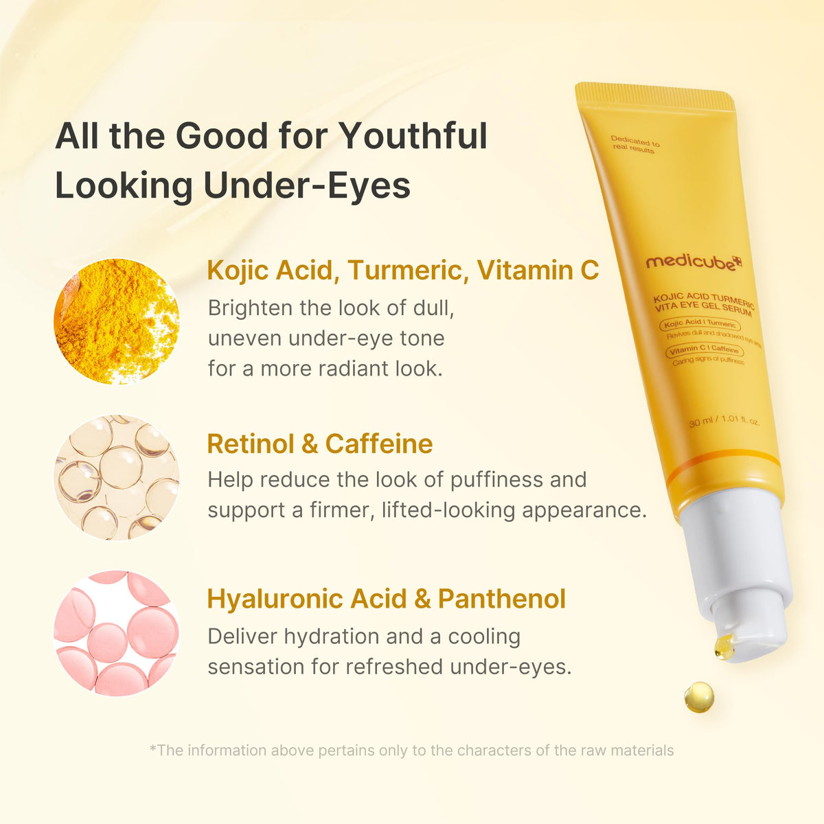 medicube Eye Serum 60g side view with product details