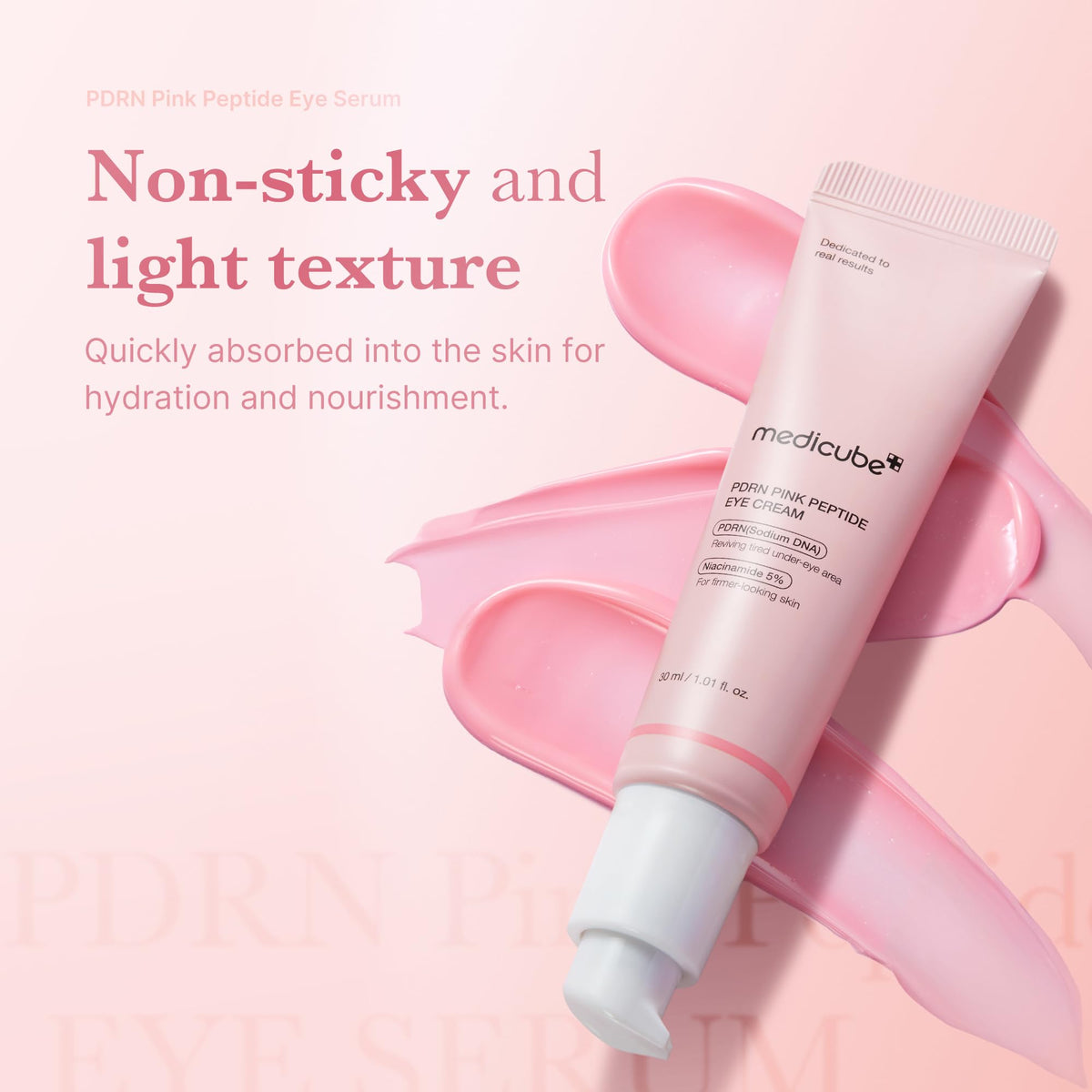 medicube Eye Serum back view with ingredients