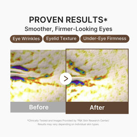 medicube Eye Serum texture on fingertip