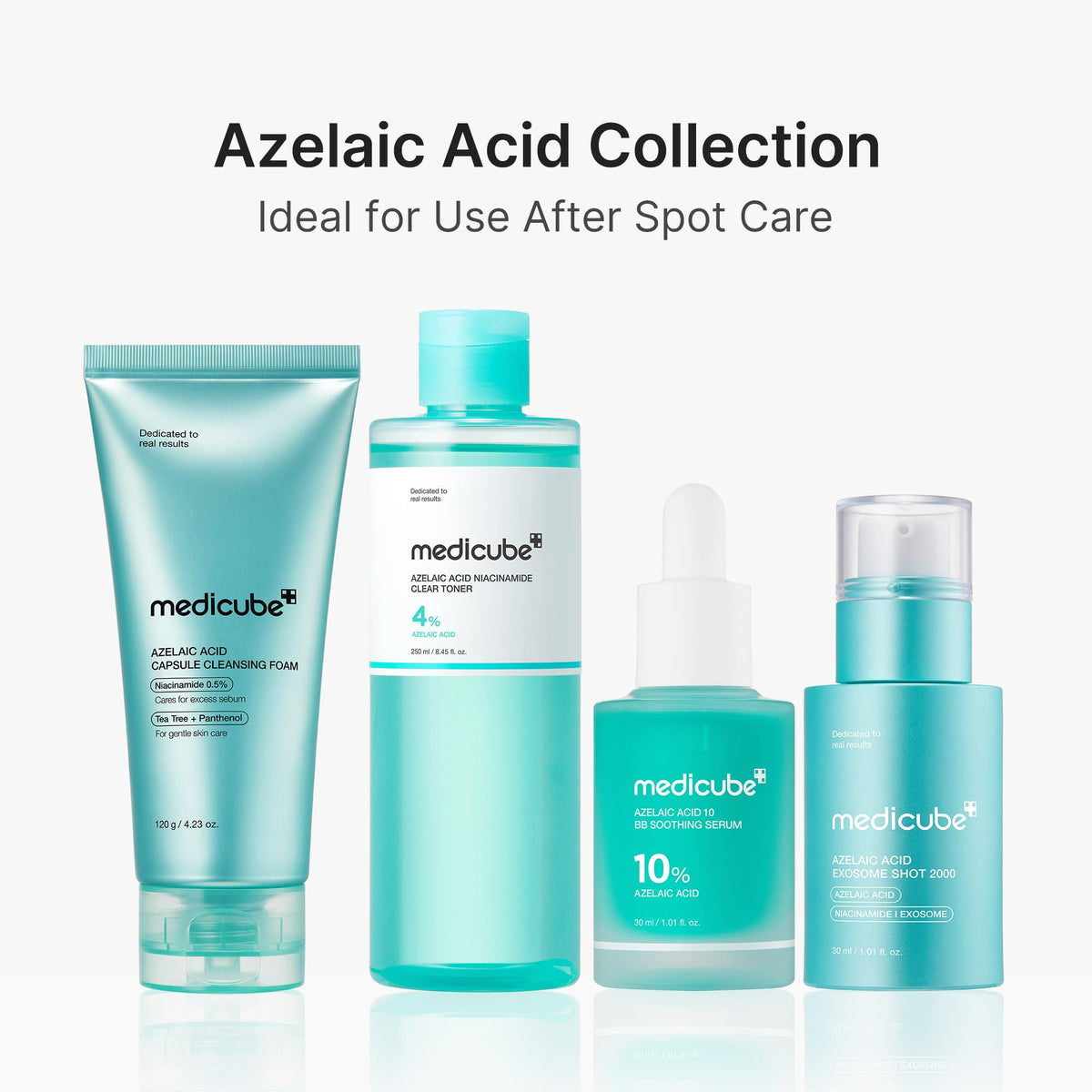medicube Facial Cleanser Azelaic Acid Capsule Foam Cleanser in use
